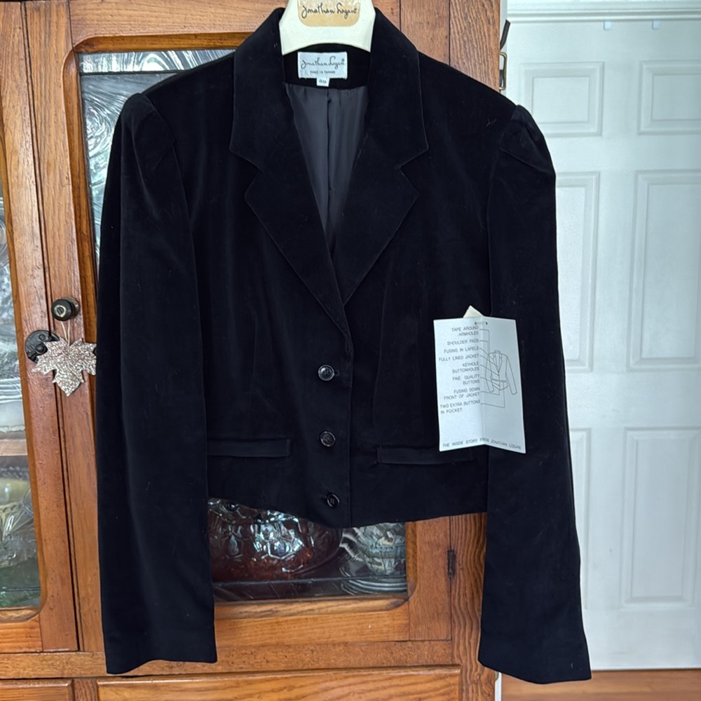 Vintage Jonathan Logan Blazer/Skirt, sz 13/14 NWT